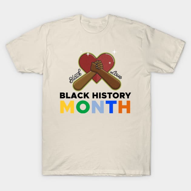 Black history month t-shirt T-Shirt by Suhucod